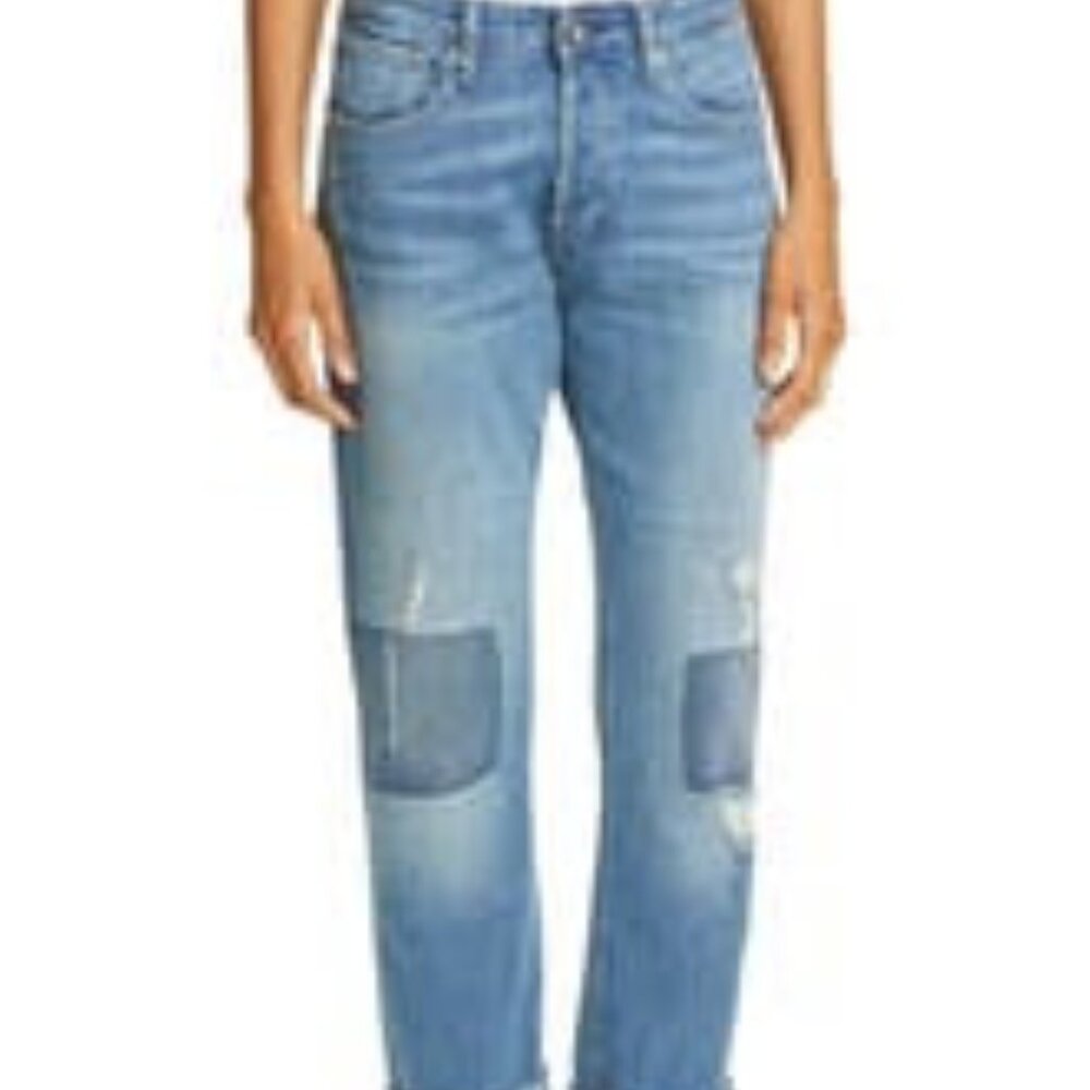 Rag and Bone Rosa Distressed Boyfriend Jeans